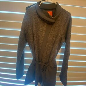 Merrell Charcoal Belted Cardigan
